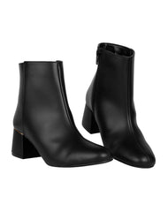 Botin Mujer Formal Tacon Negro Lady Paulina 02704112