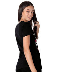 Playera Mujer Moda Camiseta Negro Disney 56505059