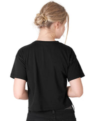 Playera Mujer Moda Camiseta Negro Smiley 58205007