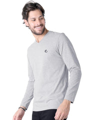 Playera Hombre Basico Camiseta Gris Stfashion 61705009