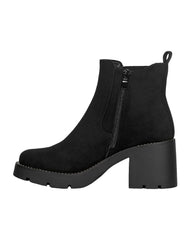 Botin Mujer Casual Tacon Negro Via Urbana 06804128