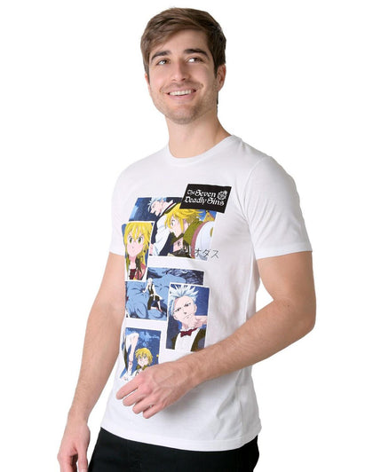 Playera Hombre Moda Camiseta Beige Anime 58205012