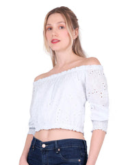 Blusa Mujer Blanco Stfashion 64105418