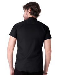 Camisa Hombre Casual Slim Negro Stfashion 50505029