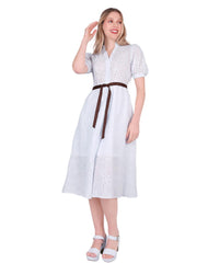 Vestido Mujer Casual Blanco Stfashion 64105434