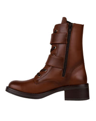 Botin Mujer Casual Tacon Café 8Octava 24804102