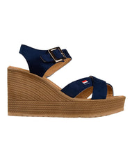 Sandalia Mujer Casual Plataforma Azul Stfashion 23504200