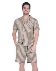 Short Hombre Casual Recto Beige Giovanni Gali 50705524