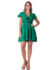 Vestido Mujer Casual Verde Stfashion 52405037