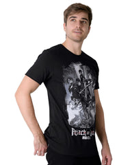 Playera Hombre Moda Camiseta Negro Attack On Titan 56505024