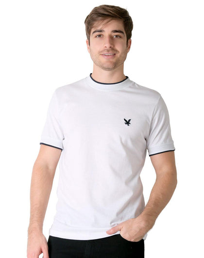 Playera Hombre Basico Camiseta Blanco Stfashion 61704800
