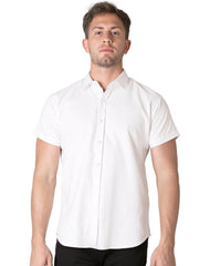 Camisa Hombre Casual Slim Blanco Stfashion 50504601