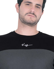 Playera Hombre Moda Camiseta Gris Aditivo 55205235