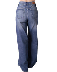 Jeans Mujer Moda Acampanado Azul Oggi 59104822