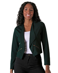 Saco Mujer Formal Blazer Verde Stfashion 79304227
