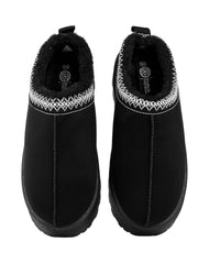 Pantufla Mujer Invernal Plataforma Negro Furor 19404100