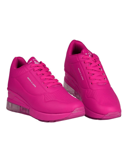 Tenis Mujer Casual Cuña Rosa Stfashion 12304115