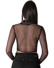 Playera Mujer Moda Camiseta Negro Stfashion 64104884