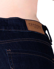 Jeans Mujer Moda Regular Azul Fergino 52905405