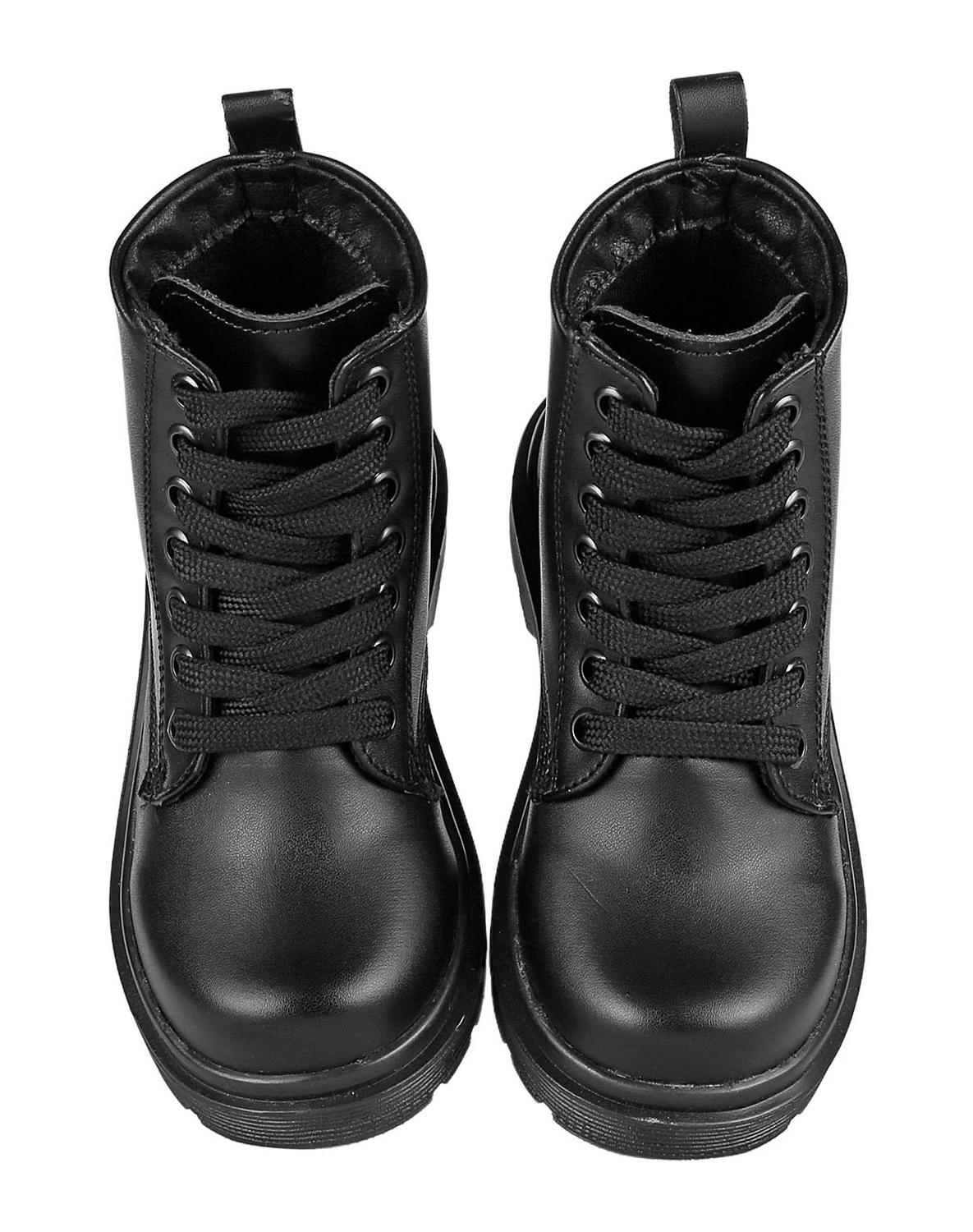 Zapato Escolar Botin Niña Negro Piel Stfashion 17803802