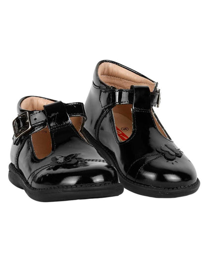 Zapato Escolar Piso Niña Negro Dogi 04504000