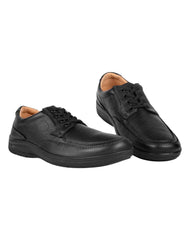 Zapato Hombre Oxford Vestir Negro Piel Flexi 02504160