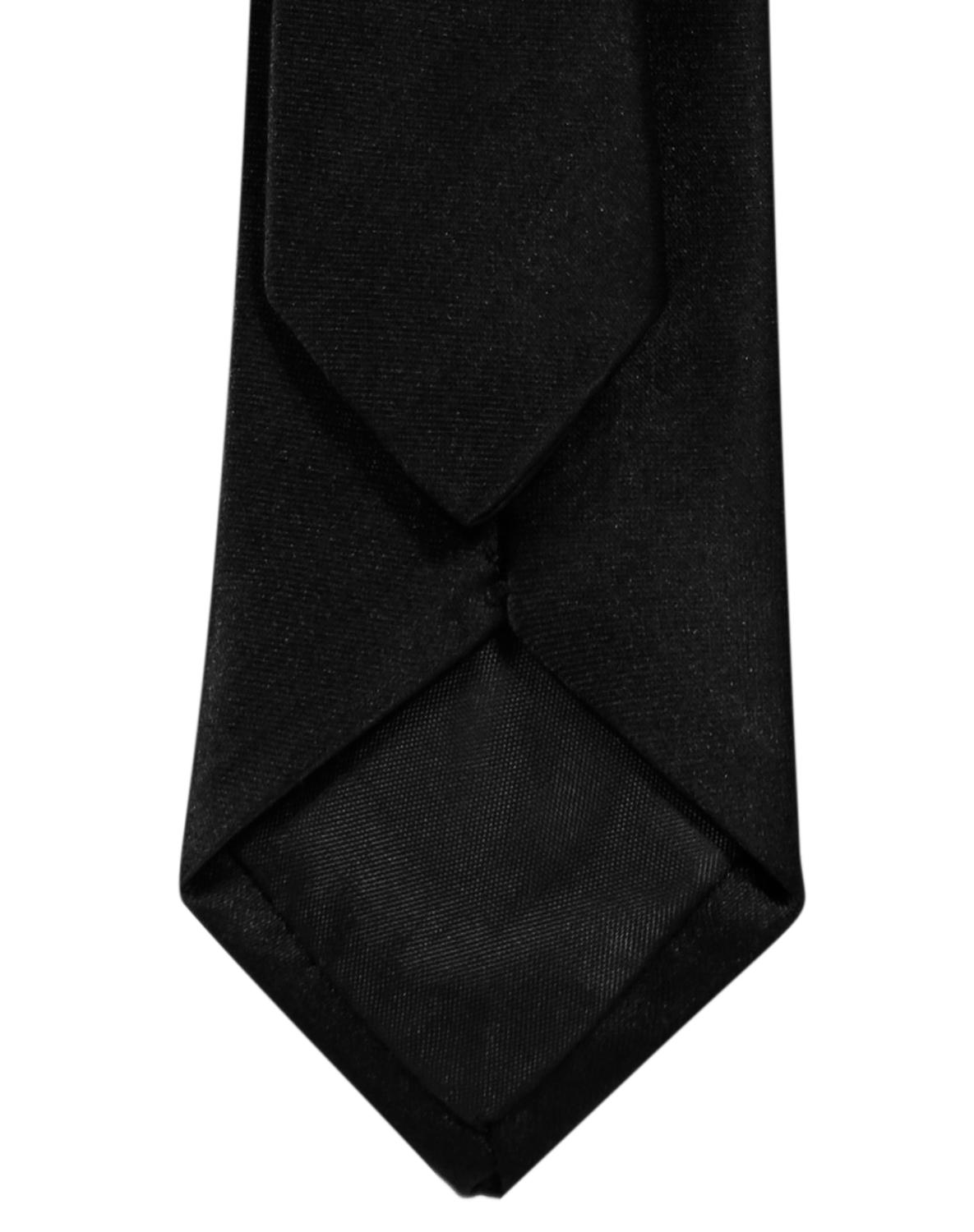 Corbata negra con detalles jaspeados de Selected Homme