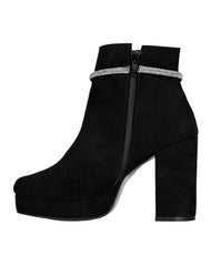 Botín Mujer Casual Tacon Negro Trendy Shoes 24504104