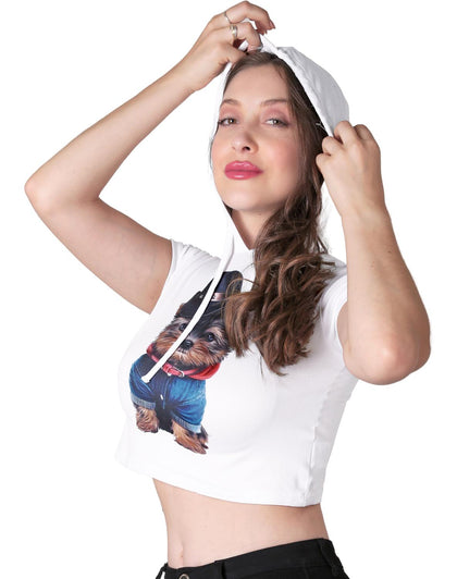 Playera Mujer Moda Camiseta Blanco Stfashion 69704622