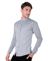 Camisa Hombre Casual Slim Gris Stfashion 50505209