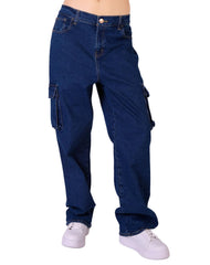 Jeans Mujer Moda Jogger Azul Oggi Rebeca 59105447
