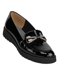 Zapato Mujer Mocasín Vestir Piso Negro Stfashion 20303900