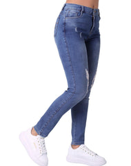 Jeans Mujer Moda Skinny Azul Stfashion 52905005