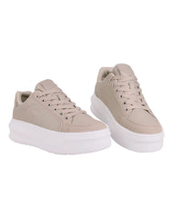 Tenis Mujer Casual Beige Charly 02304208