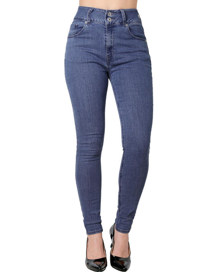 Jeans Básico Skinny Mujer Azul Oggi Katia 59105004
