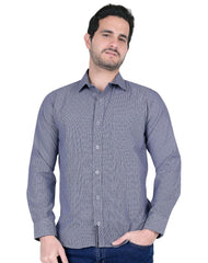 Camisa Hombre Casual Slim Azul Stfashion 57205403