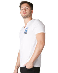 Playera Hombre Moda Camiseta Blanco Silver Plate 60204603