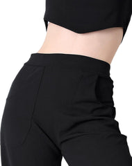 Conjunto 2 Piezas Blusa Y Pantalón Mujer Casual Negro Stfashion 52404820