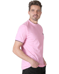 Playera Basico Camiseta Hombre Rosa Stfashion 61704614
