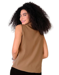 Blusa Mujer Beige Stfashion 69705409