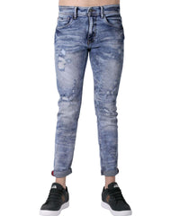 Jeans Hombre Moda Skinny Azul Hippie & Rock 71805203