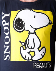 Playera Hombre Moda Camiseta Azul Peanuts 58204843