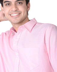 Camisa Hombre Casual Regular Rosa Furor 62107043
