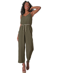 Jumpsuit Mujer Casual Verde Stfashion 52404220