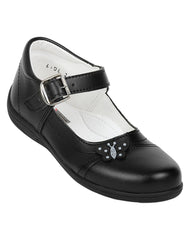 Zapato Niña Escolar Piso Negro Salvaje Tentacion 19203201