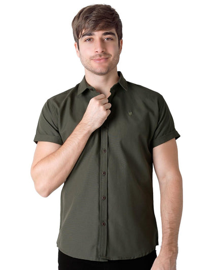 Camisa Hombre Casual Slim Verde Stfashion 50505022
