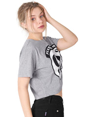 Playera Mujer Moda Camiseta Gris Harry Potter 58205001
