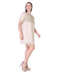 Vestido Mujer Casual Beige Nyd 58005412