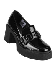 Zapatilla Mujer Tacon Negro Capa De Ozono 06004221