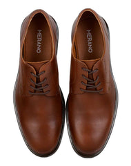 Zapato Hombre Oxford Vestir Café Piel Merano Shoes 04004000